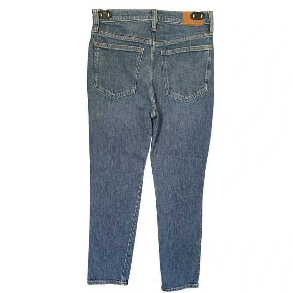 Madewell The Perfect Vintage Jean High Rise Tapered Medium Wash Denim Size 28 - Picture 2 of 4